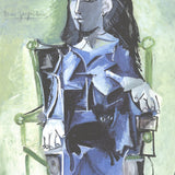 PABLO PICASSO Jacqueline Assie avec son Chat Noir, 2019