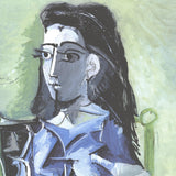 PABLO PICASSO Jacqueline Assie avec son Chat Noir, 2019