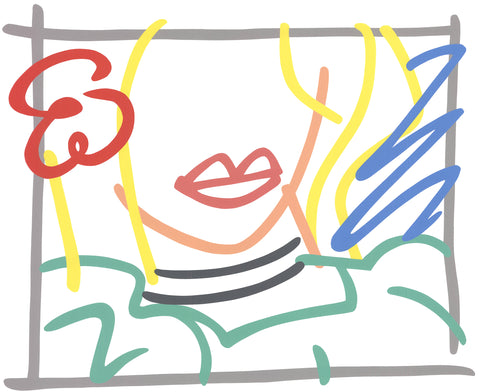 TOM WESSELMANN Monica (no text), 1985