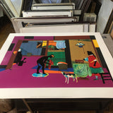 ROMARE BEARDEN Mecklenburg Morning: Sunrise for China Lamp, 1993