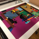 ROMARE BEARDEN Mecklenburg Morning: Sunrise for China Lamp, 1993