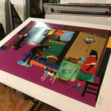 ROMARE BEARDEN Mecklenburg Morning: Sunrise for China Lamp, 1993