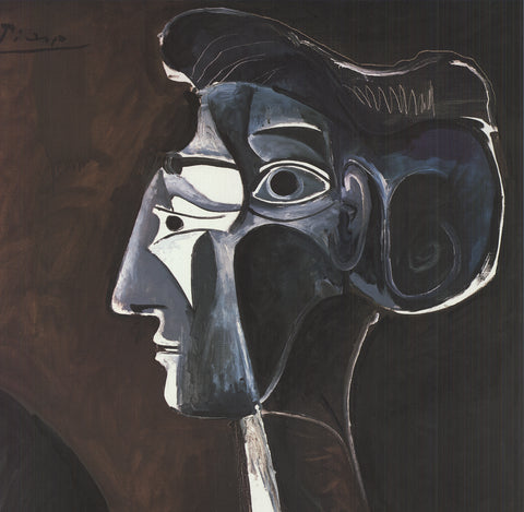 PABLO PICASSO Grand Profile (no text), 1986