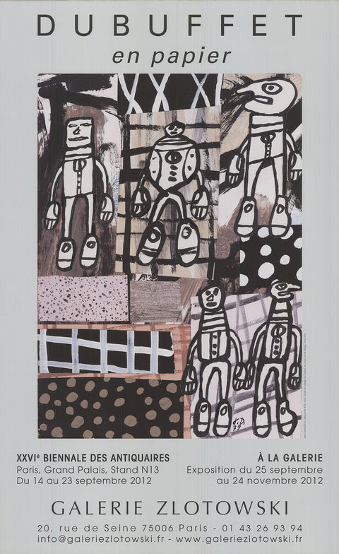 JEAN DUBUFFET Sequence XXX, 2012