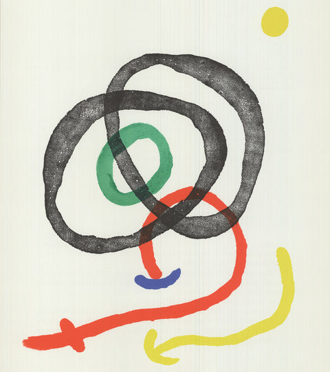 JOAN MIRO Swirl from DLM number 169, 1967