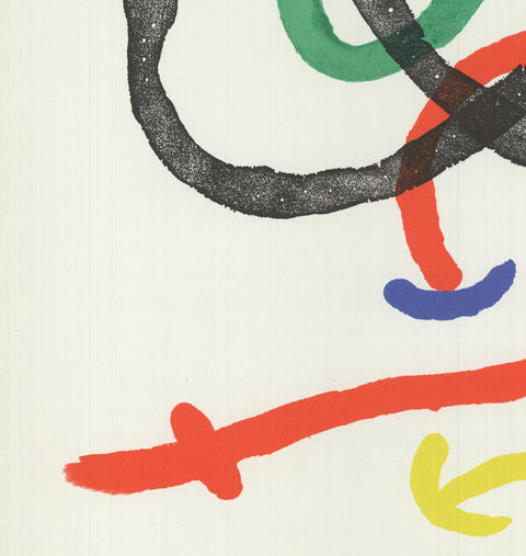 JOAN MIRO Swirl from DLM number 169, 1967