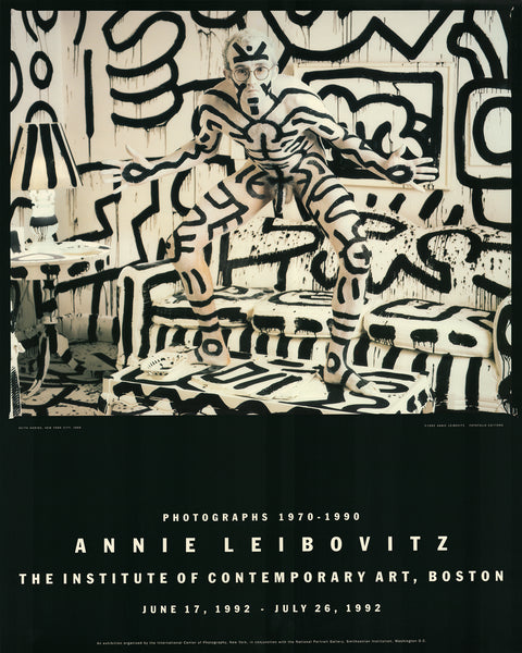ANNIE LEIBOVITZ Keith Haring Painted Nude, 1992