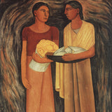 DIEGO RIVERA Women with Flowers and Vegetables, 1995