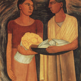 DIEGO RIVERA Women with Flowers and Vegetables, 1995