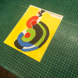 SONIA DELAUNAY Composition pour XXieme Siecle, 1972