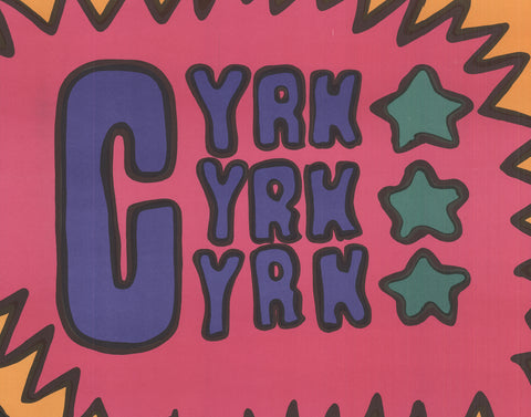 JAN MTODOZENIEC Cyrk Clown with Trumpet, 1969