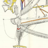 SAUL STEINBERG DLM 53-54 Cover, 1953