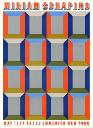 MIRIAM SCHAPIRO Silver Windows, 1967