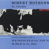 ROBERT MOTHERWELL Black with No Way Out, 1983