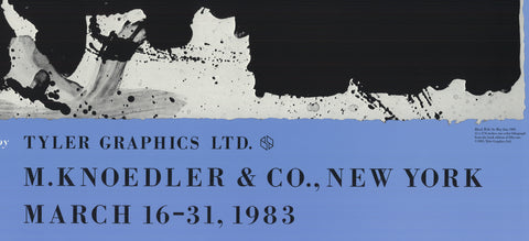 ROBERT MOTHERWELL Black with No Way Out, 1983