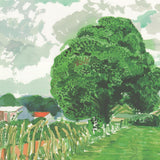 DAVID HOCKNEY Road and Tree Near Wetwang, 2020