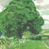 DAVID HOCKNEY Road and Tree Near Wetwang, 2020