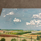 DAVID HOCKNEY Looking Towards Huggate, 1998