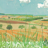 DAVID HOCKNEY Looking Towards Huggate, 1998