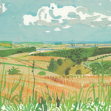 DAVID HOCKNEY Looking Towards Huggate, 1998