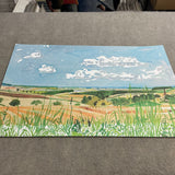 DAVID HOCKNEY Looking Towards Huggate, 1998