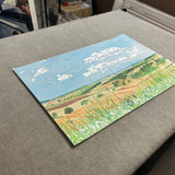 DAVID HOCKNEY Looking Towards Huggate, 1998