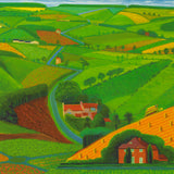 DAVID HOCKNEY The Road Across the Wolds, 1997