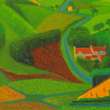 DAVID HOCKNEY The Road Across the Wolds, 1997