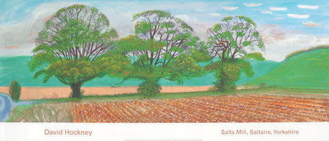 DAVID HOCKNEY Autumn Trees Near Thixendale, 2008