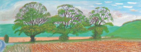 DAVID HOCKNEY Autumn Trees Near Thixendale, 2008