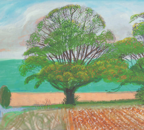 DAVID HOCKNEY Autumn Trees Near Thixendale, 2008