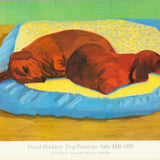 DAVID HOCKNEY Dog Painting 43, 1995