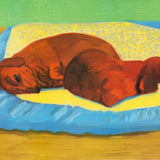 DAVID HOCKNEY Dog Painting 43, 1995