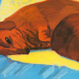 DAVID HOCKNEY Dog Painting 43, 1995