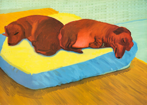 DAVID HOCKNEY Dog Painting 38, 1995
