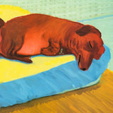 DAVID HOCKNEY Dog Painting 38, 1995