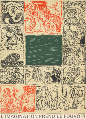 PIERRE ALECHINSKY L'imagination Prend Le Pouvoir, 1968