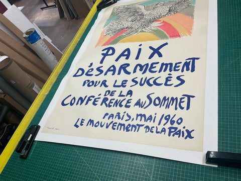 PABLO PICASSO Paix Disarmement-Peace, 1960