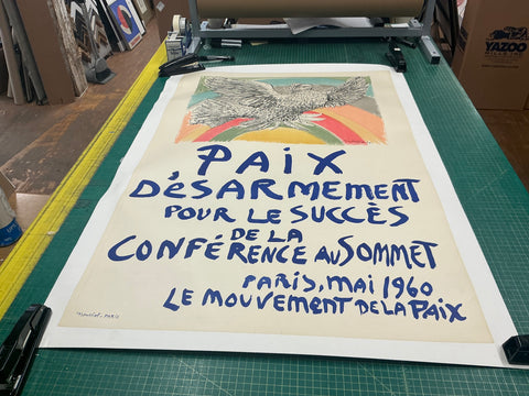PABLO PICASSO Paix Disarmement-Peace, 1960