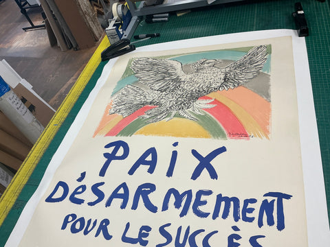 PABLO PICASSO Paix Disarmement-Peace, 1960