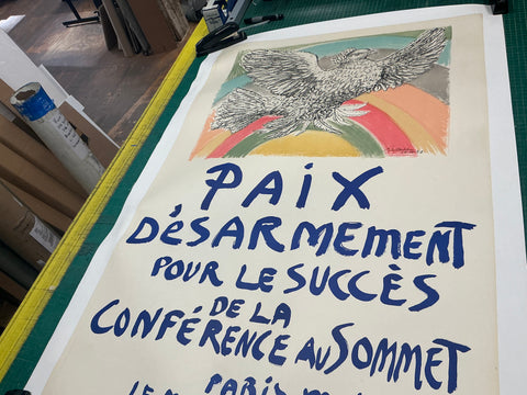 PABLO PICASSO Paix Disarmement-Peace, 1960