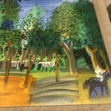 RAOUL DUFY Paddock-Deauville, 1960