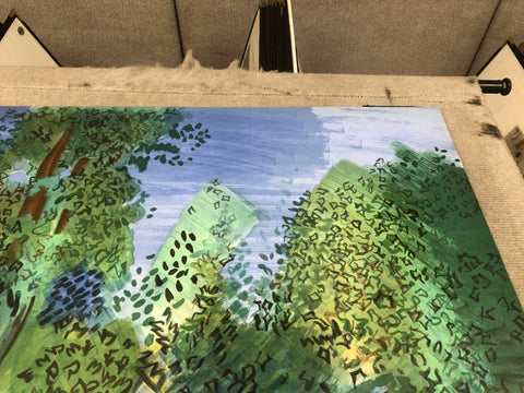 RAOUL DUFY Paddock-Deauville, 1960