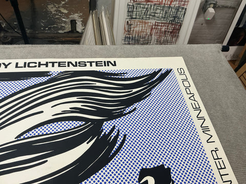 ROY LICHTENSTEIN Brushstrokes at Pasadena Art Museum, 1967