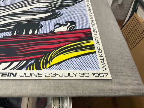 ROY LICHTENSTEIN Brushstrokes at Pasadena Art Museum, 1967