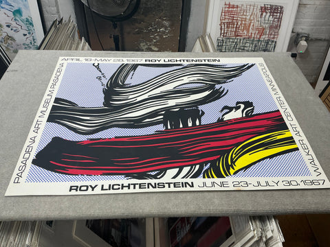 ROY LICHTENSTEIN Brushstrokes at Pasadena Art Museum, 1967