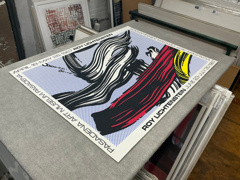 ROY LICHTENSTEIN Brushstrokes at Pasadena Art Museum, 1967