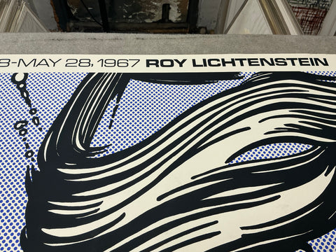 ROY LICHTENSTEIN Brushstrokes at Pasadena Art Museum, 1967