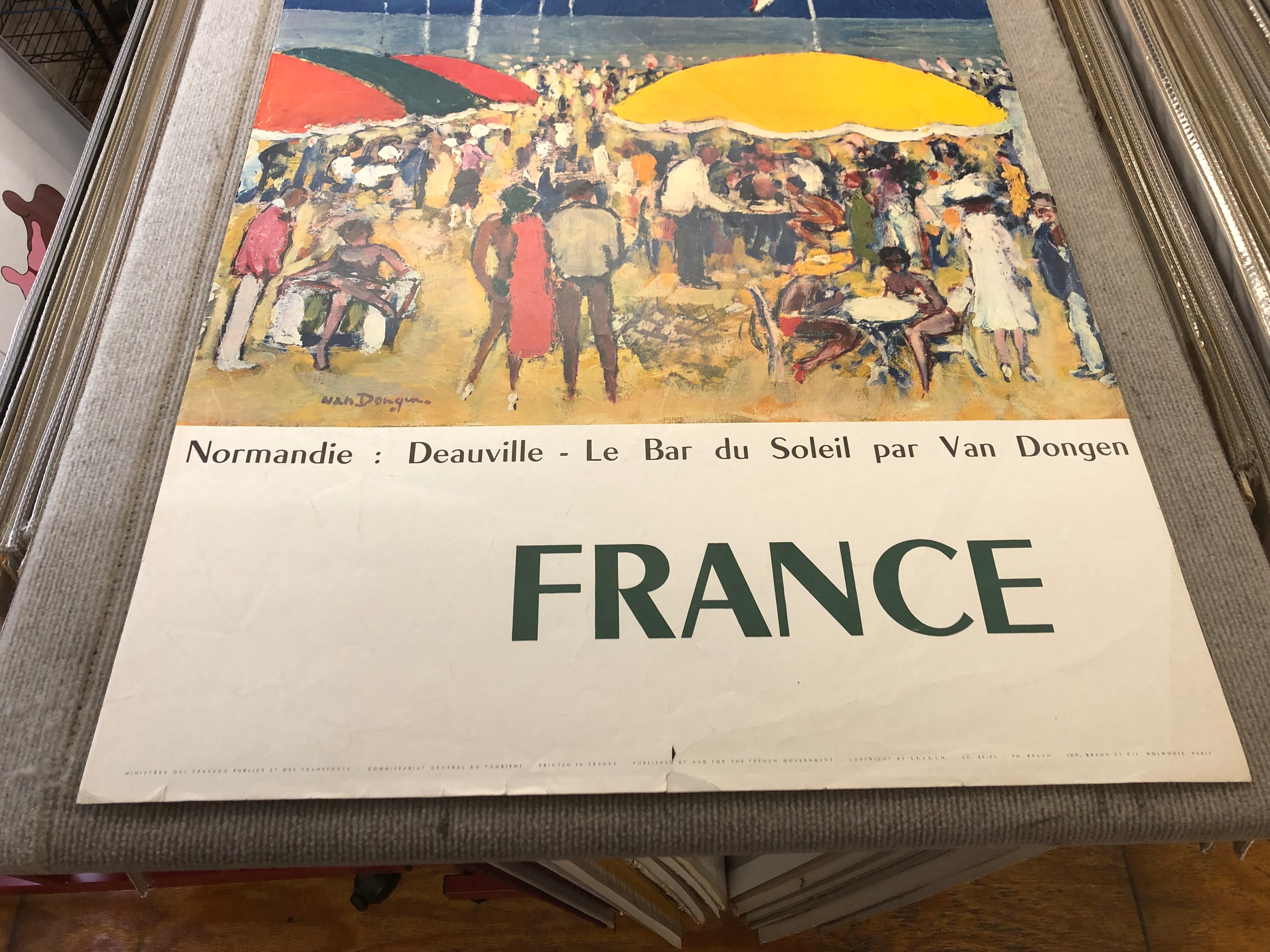KEES VAN DONGEN Normandie-Deauville, Le Bar du Soleil, 1960 – ArtWise