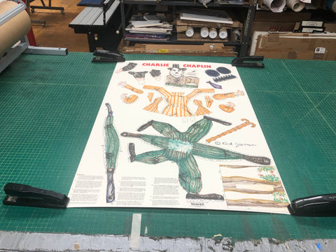 RED GROOMS Charlie Chaplin, 1985